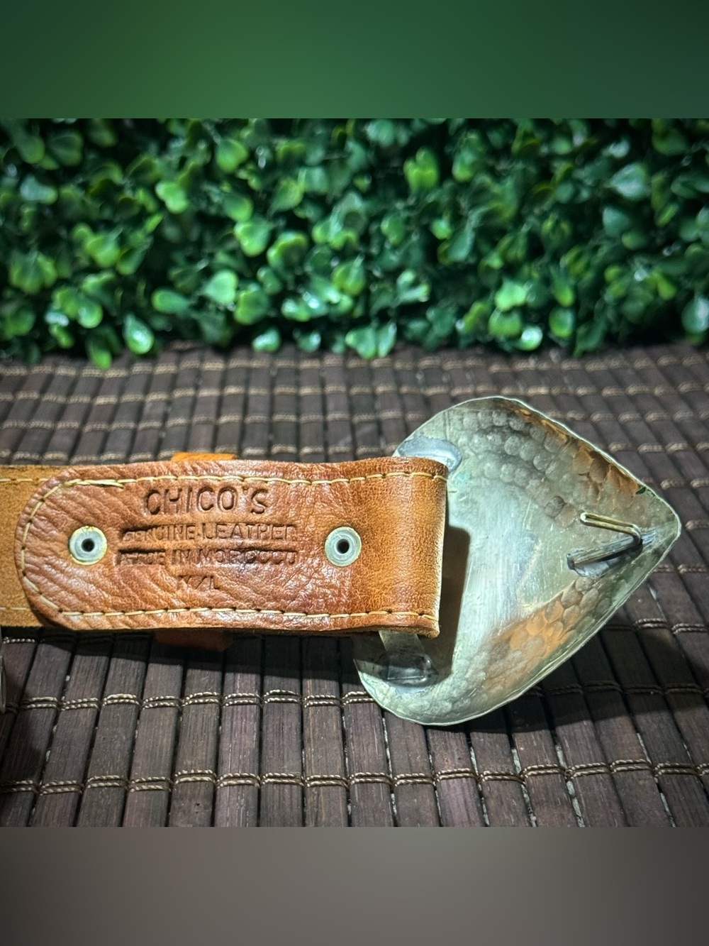 Vintage Chico’s Leather Belt - Picture 3 of 3